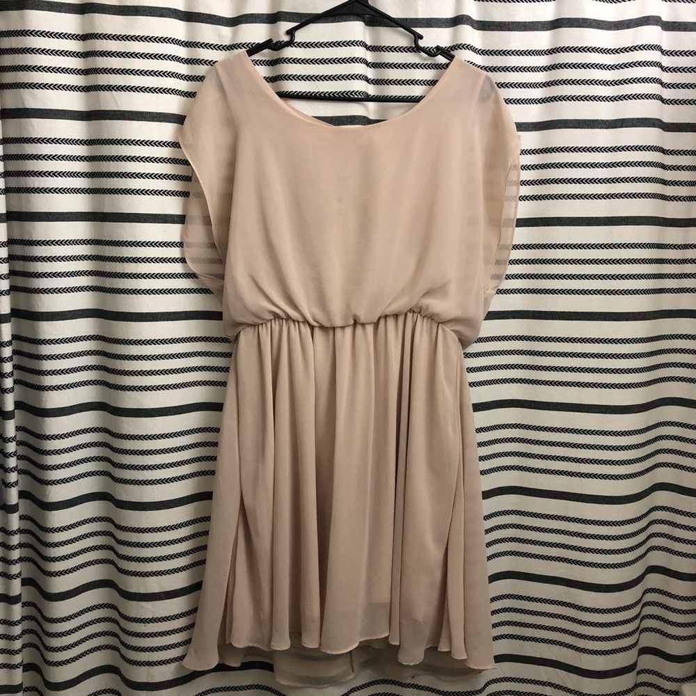 Ivory Chiffon Dress